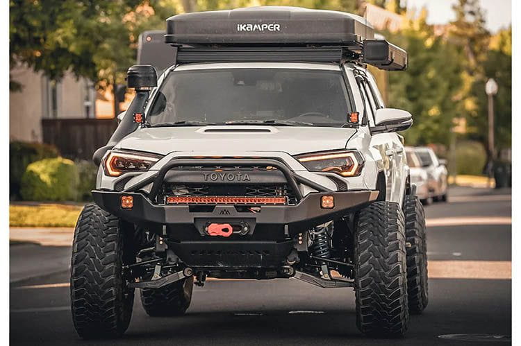 Backwoods BWT4R5-9640 Toyota 4Runner 5th Gen 2010-2024 Hi-Lite Overland Front Bumper