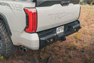 Backwoods BWTU3R-9755 rear bumper for Toyota Tundra 2022+, heavy duty steel offroad rear bumper upgrade.