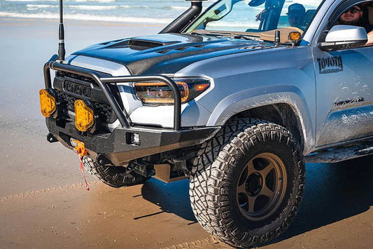 Backwoods BWTY3T-103FGBBB Toyota Tacoma 3rd Gen 2016-2023 Hi-Lite Overland Front Bumper Bull Bar