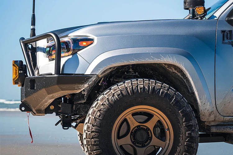 Backwoods BWTY3T-103FGBBB Toyota Tacoma 3rd Gen 2016-2023 Hi-Lite Overland Front Bumper Bull Bar