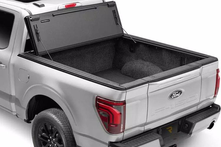 BAK Industries BAKFlip MX4 hard folding tonneau cover 448311 for 2008-2016 Ford F250/F350 Super Duty durable bed cover