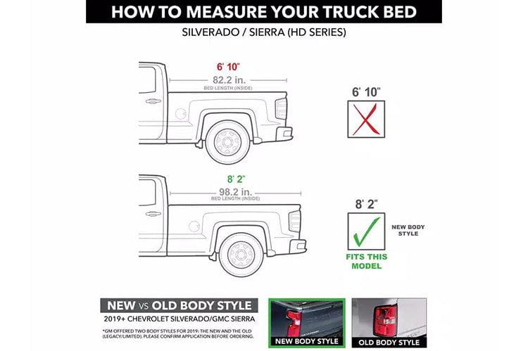 BAKFlip MX4 2020-2025 Chevy Silverado 2500/3500 8' Tonneau Cover 448134