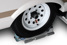 BAL RV Single Axle Wheel Chock 28020 for secure tire and trailer wheel chock