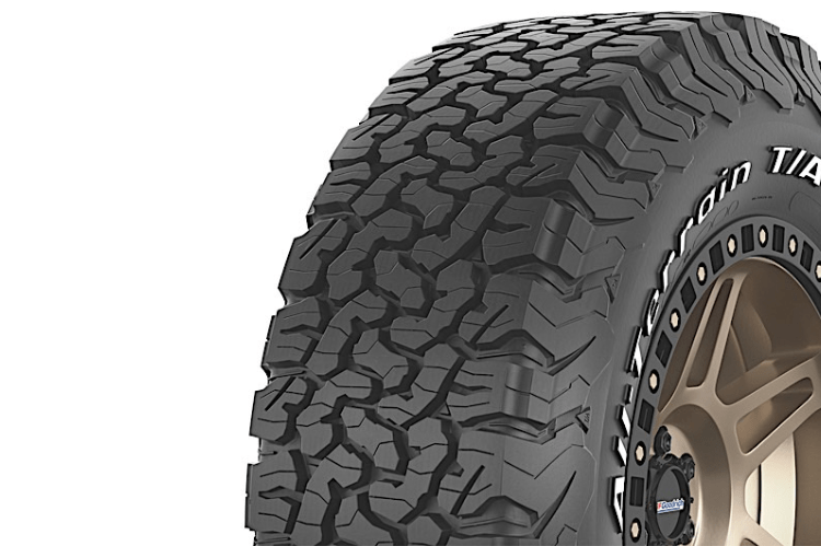 BFGoodrich 04929 KO2 33X12.50R20 all terrain off road tire for trucks, one of the best BFG tires for rugged performance