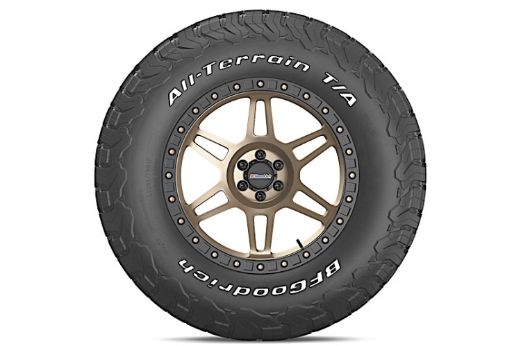 BFGoodrich 04929 KO2 33X12.50R20 all terrain off road tire for trucks, one of the best BFG tires for rugged performance