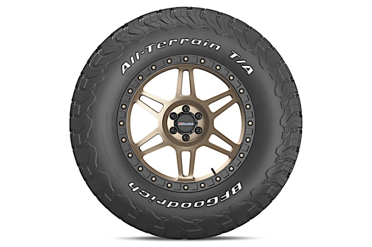 BFGoodrich 11450 KO2 LT255/75R17 – trusted BFG all terrain tires for off-road performance and truck builds