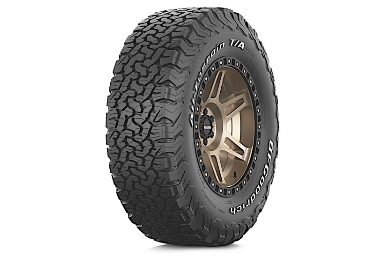 BFGoodrich 31812 LT285/70R17 KO2 Tire delivers top durability and traction as a premium all terrain option, making it one of the best off road tires for trucks
