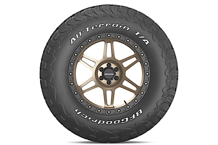 BFGoodrich 31812 LT285/70R17 KO2 Tire delivers top durability and traction as a premium all terrain option, making it one of the best off road tires for trucks