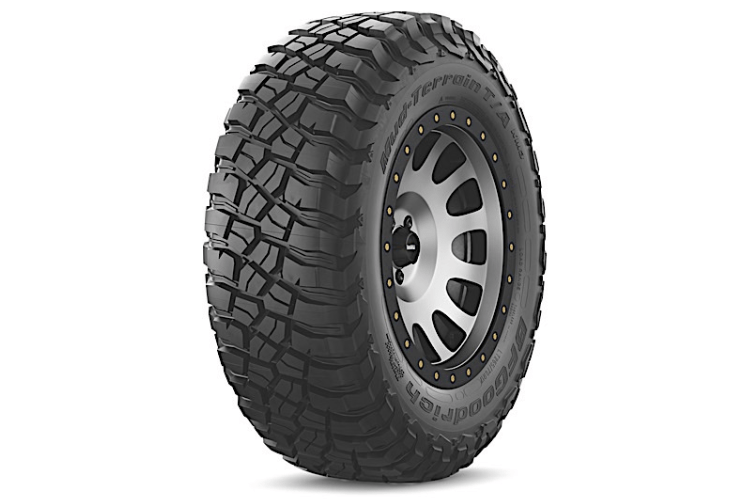 BFGoodrich 32589 KM3 33X12.50R18 – tough mud terrain tires by BFG for off-road durability