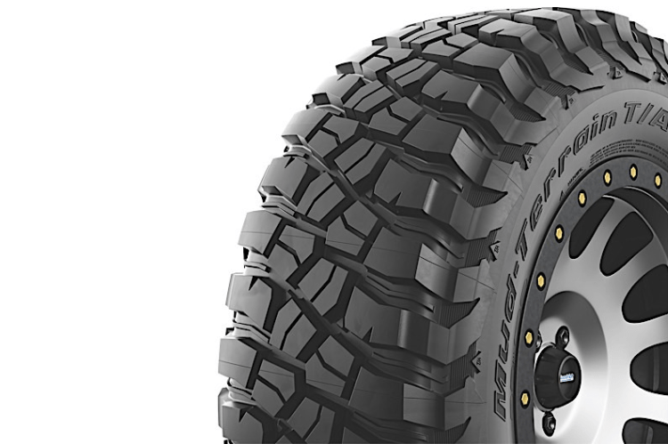 BFGoodrich 32589 KM3 33X12.50R18 – tough mud terrain tires by BFG for off-road durability