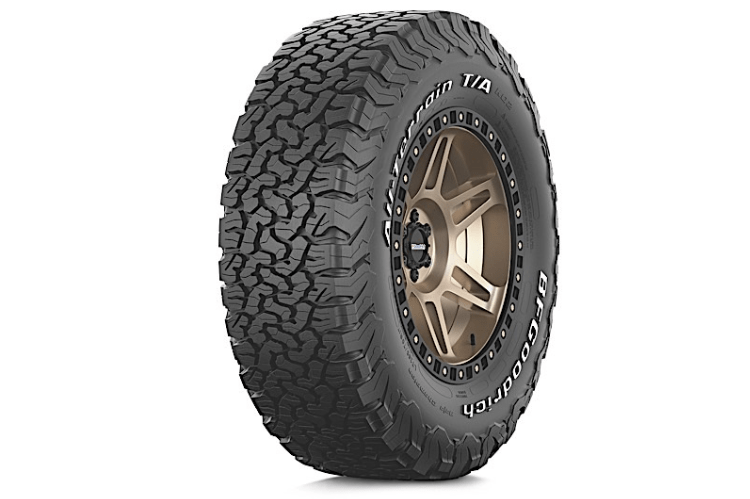 BFGoodrich 36614 LT285/55R20 KO2 Tire provides superior durability and performance, making it one of the best tires for off-road and all-terrain driving