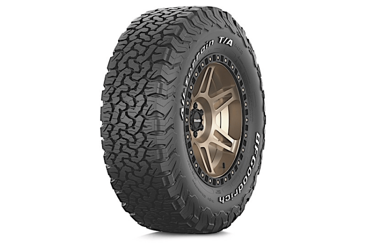 BFGoodrich 33X12.50R15 KO2 Tire offers durability and traction, making it one of the best all terrain off road tires for trucks