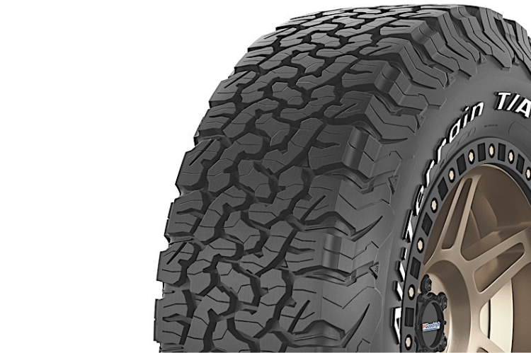 BFGoodrich 33X12.50R15 KO2 Tire offers durability and traction, making it one of the best all terrain off road tires for trucks
