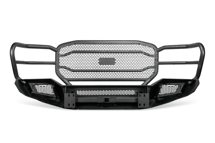 Body Armor Ambush XT front bumper FD-20338 installed on 2011–2016 Ford F250 F350 Super Duty truck