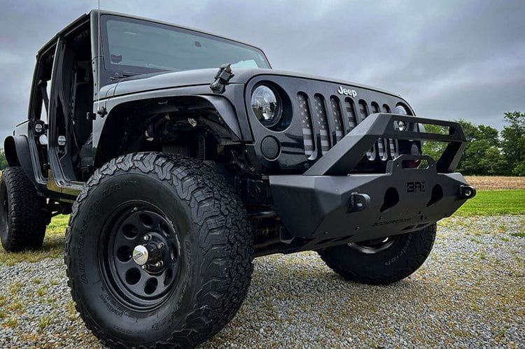 Body Armor JP-19535 Jeep Gladiator JT 2007-2024 Orion Stubby Front Bumper