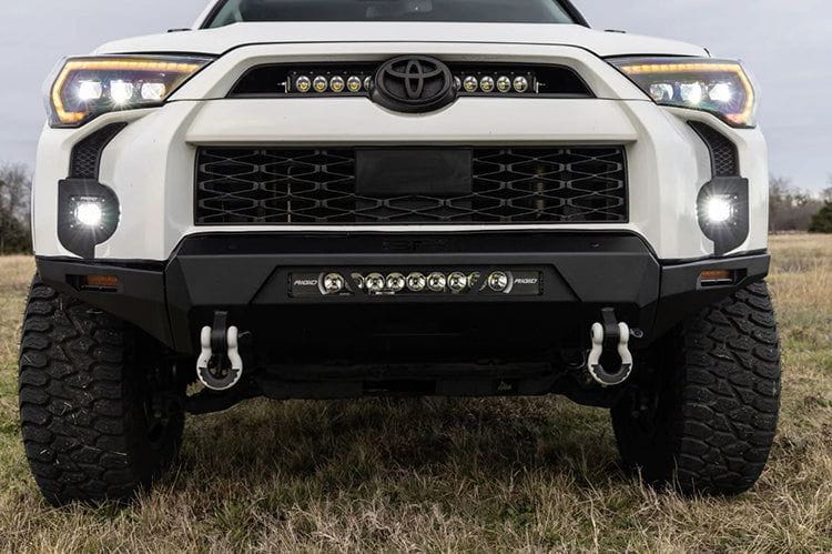 Body Armor TR-19339W Toyota 4 Runner 2014-2024 HiLine Front Bumper High Clearance Side Wings