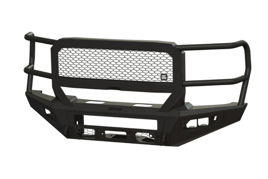 Bodyguard A2 Extreme front bumper CEF23N for 2023–2026 Ford F450/F550 Super Duty, DBL design heavy-duty steel protection.