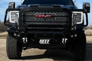 Bodyguard A2 Extreme front bumper CEG20B for 2020-2023 GMC Sierra 2500/3500 heavy duty off road front bumper.