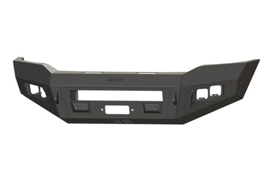 Bodyguard A2 aftermarket front bumper CAR19BYBNN for 2019-2026 Ram 2500/3500 bare metal parking sensor cutouts off road bumper