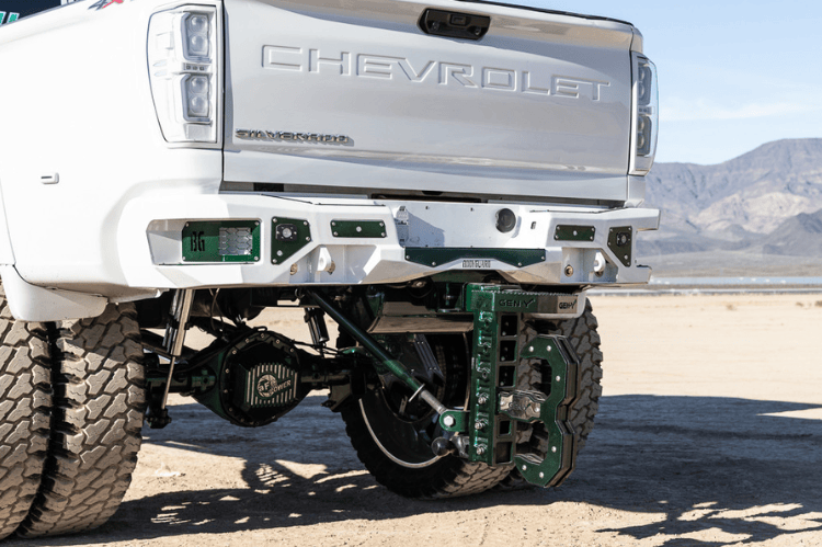 Custom rear bumper for Chevy Silverado heavy duty back bumper replacement