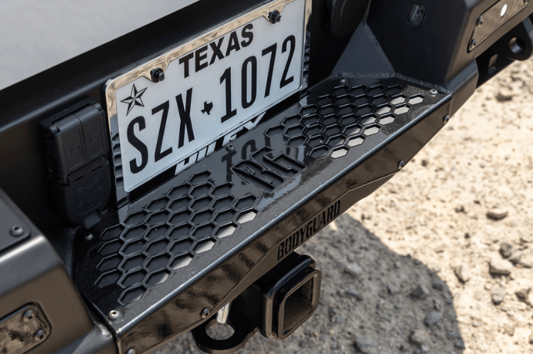 Custom rear bumper for Chevy Silverado heavy duty back bumper replacement