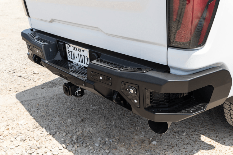 Custom rear bumper for GMC Sierra heavy duty back bumper replacement