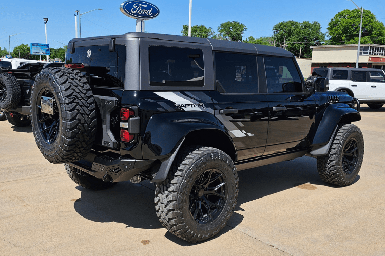 Bodyguard MFF21MYT Ford Bronco 2021-2025 Rear Bumper Sensor Textured Black Powdercoat