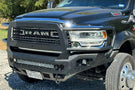 Bodyguard Freedom Extreme aftermarket front bumper NER19BNTMH for 2019–2026 Ram 2500/3500, textured black with camera harness