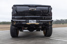 Bodyguard Freedom Series rear bumper MGC19AYB for 2019–2026 Chevy Silverado 1500, bare metal finish with parking sensor cutouts