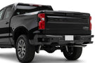 Bodyguard Freedom Series rear bumper MGC19AYT for 2019–2026 Chevy Silverado 1500, textured black with parking sensor cutouts
