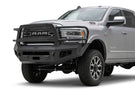 Bodyguard A2 Extreme front bumper CER19BNTMH for 2019–2026 Ram 2500/3500, textured black, no sensor cutouts, camera harness