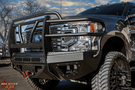 Bodyguard front bumper T2 Extreme heavy duty ford truck bumper with mesh grill and no camera harness