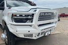 Bodyguard FT Extreme heavy duty front bumper JER19DYTMH for 2019-2026 Ram 4500/5500 textured black with camera harness