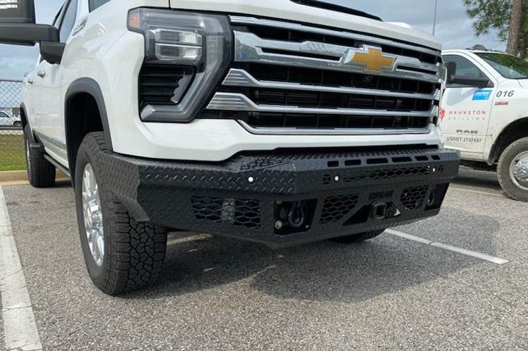 Bodyguard JAC24BYBNN FT Base Front Bumper for 2024–2025 Chevy Silverado 2500/3500, heavy duty off road front bumper by Bodyguard bumpers