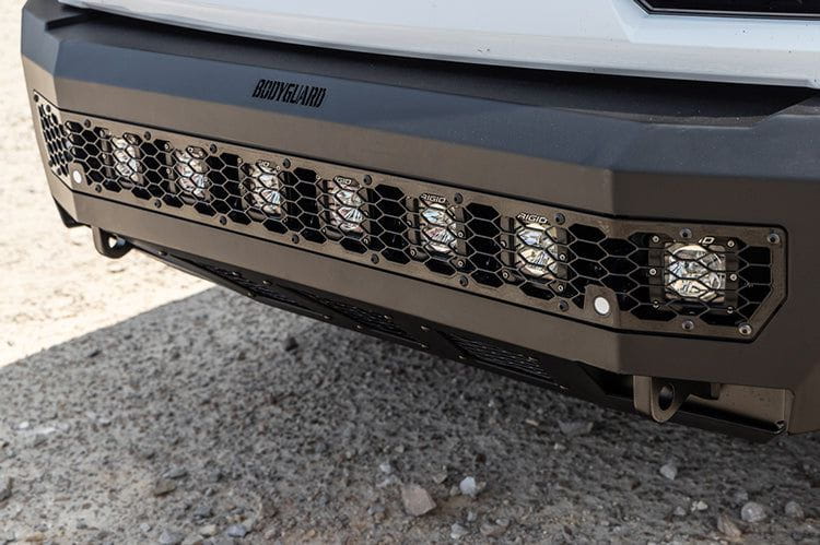 Bodyguard NAG24BNBNN Freedom Series Base Front Bumper for 2024–2025 GMC Sierra HD, a heavy-duty off-road front bumper upgrade from Bodyguard bumpers