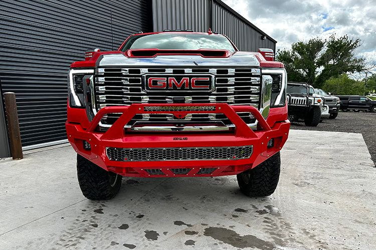 Bodyguard NCG24BNBNN Freedom Series Sport Front Bumper for 2024–2025 GMC Sierra HD, heavy-duty prerunner style from Bodyguard bumpers
