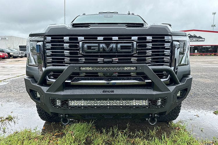 Bodyguard NCG24BNBNN Freedom Series Sport Front Bumper for 2024–2025 GMC Sierra HD, heavy-duty prerunner style from Bodyguard bumpers