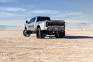 Bodyguard steel rear bumper truck back bumper for Ford Super Duty F450 with parking sensor cutouts
