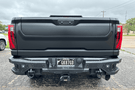 Steel rear bumper replacement custom truck bumper for GMC Sierra HD in bare metal