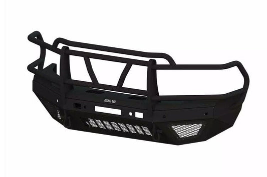 Bodyguard T2 Extreme front bumper EEG24BYWGMH for 2024-2026 GMC Sierra 2500/3500 gloss black no parking sensor cutouts