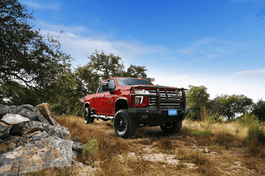 Bodyguard T2 Extreme Front Bumper for Chevy Silverado HD – Bare Metal Winch Ready Grille Guard Bumper