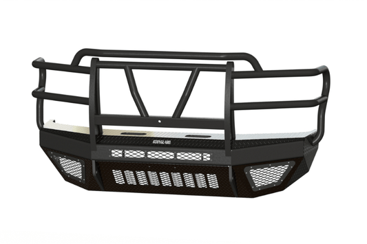 Bodyguard T2 Extreme front bumper heavy duty ford truck bumper featuring mesh grill and camera harness