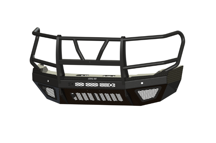 Bodyguard T2 Extreme front bumper for GMC Sierra with off-road, steel, aftermarket features.
