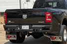 Textured black truck back bumper installed on a 2019–2026 Ram 2500/3500 with A2 Series design