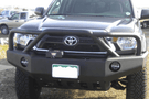 Buckstop T2BAJA Baja Front Bumper for 2012-2015 Toyota Tacoma – Winch-ready design with integrated tow hooks, offering durability and off-road protection.