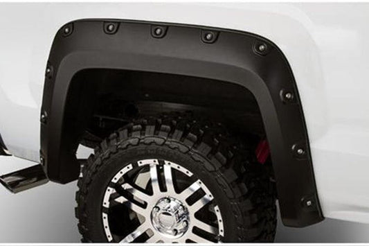 Bushwacker 40118-02 GMC Sierra 2500HD/3500HD 2015-2019 Rear Pocket Style Boss Fender Flares
