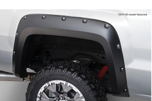 Bushwacker 40122-02 GMC Sierra 2500HD/3500HD 2015-2019 Rear Pocket Style Fender Flares