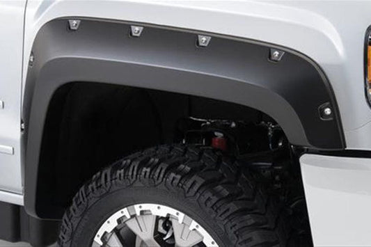 Bushwacker 40133-02 GMC Sierra 2500HD/3500HD 2015-2019 Front Pocket Style Fender Flares