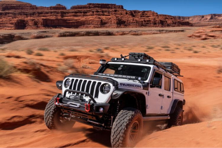 Bushwacker flat style fender flares 10928-07 for 2020-2026 Jeep Gladiator JT durable bushwacker jeep fender flares