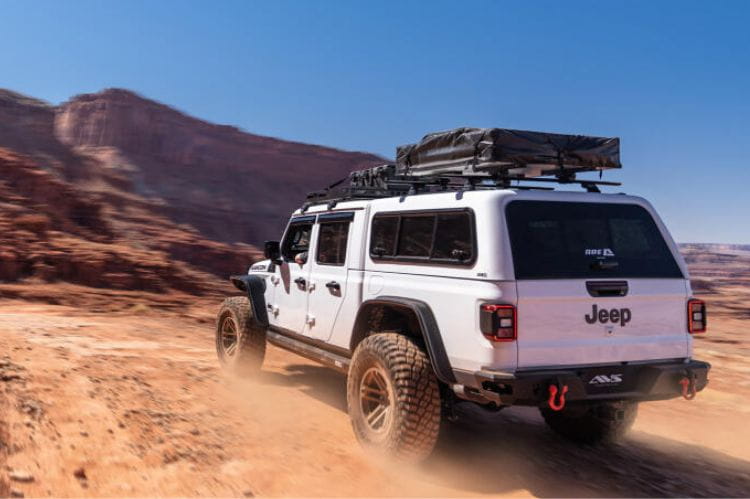 Bushwacker flat style fender flares 10928-07 for 2020-2026 Jeep Gladiator JT durable bushwacker jeep fender flares